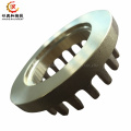 Customized black coating casting parts brass casting process